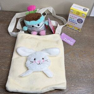 NWT Taco Cat Goat Cheese Pizza - Easter, purse and bum bumz bundle